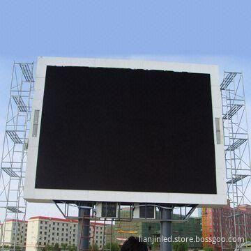 LED Electronic Display Billboard with Customized Sizes, Module Designs, Easy Assembly and Control